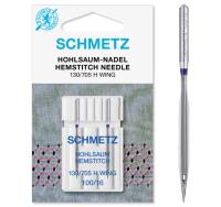 SCHMETZ Hohlsaum-Nadel 130/705 H-WING DES