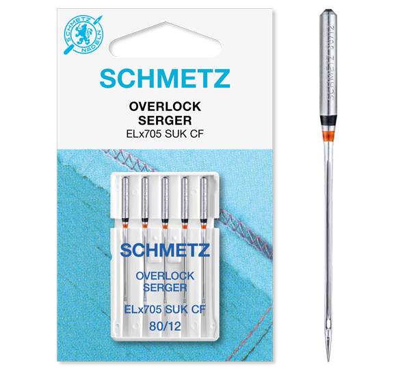 SCHMETZ Overlock Jersey-Nadel ELX705 SUK CF VCS