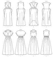 B6051 Damen Kleid, Butterick
