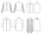 B6328 Jackett Damen, Butterick