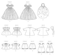 B6336 Retro Puppe, Butterick