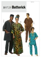 B5725 Damen, Herren Hose Tunika Caftan Hut (34-42),...