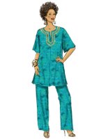 B5725 Damen, Herren Hose Tunika Caftan Hut (34-42), Butterick