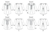 B5861 Damen, Schnittmuster von Butterick