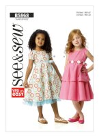 B5868 Kinder Kleid, Butterick