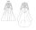 B5731 Damen Schleppe Kleid, Butterick