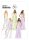 B5963 Damen Top Hose Kleidchen Robe Beutel, Butterick
