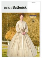 B5831 Unterrock Kleid, Butterick