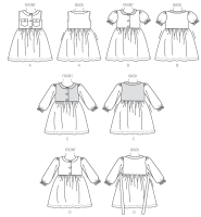 Butterick B6084 Mädchen Kleid