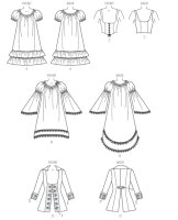 B6114 Kleid Jackett Weste, Butterick