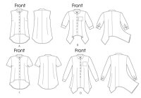 B5786 Damen Shirts, Butterick