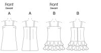 B5592 Mädchen Kleid, Butterick