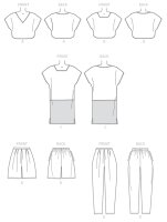 B6221 Damen Hose Shorts Top Kleid, Butterick