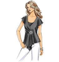 Butterick B4989 Damen Top und Damen-Dessous