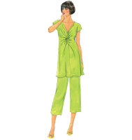 Butterick B5196 Damen (Umstands-) Top, Kleid, Shorts und Hose