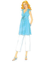 Butterick B5196 Damen (Umstands-) Top, Kleid, Shorts und Hose