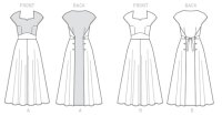 B6212 Damen Kleid Pullover, Butterick
