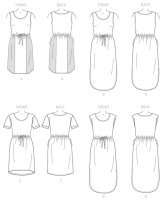 B6210 Damen Kleid, Butterick