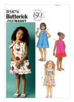 B5876 Baby, Kinder Kleid, Butterick