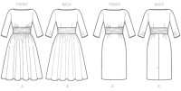 B6242 Damen Kleid, Butterick