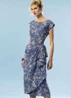 B5880 Damen Gürtel Kleid, Butterick