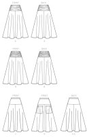 B6249 Damen Röcke, Butterick