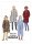 B6250 Damen Mantel Kragen Überwürfe, Butterick