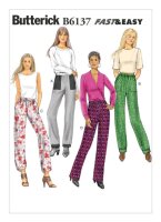 B6137 Damen Hose, Butterick