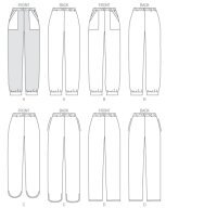 B6137 Damen Hose, Butterick