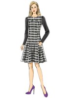 B6280 Damen Kleid, Butterick