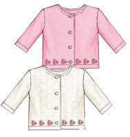 Butterick B3782 Kinder Jackett, Kleid, Höschen und Hut
