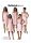 B6131 Damen Kleid Schärpe, Butterick