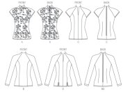 B6134 Damen Top, Butterick