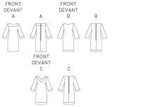 Butterick B5415 Damenes Kleid