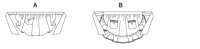 B5411 Schürzen, Schnittmuster von Butterick