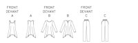 B5203 Damen Hose, Butterick