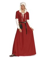 7468 Kleid & Haube, Mittelalter, Burda